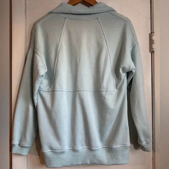 Light Blue Quarter-Zip Pullover - Picture 6 of 7